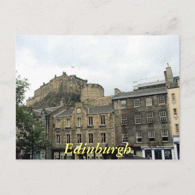 Cartão postal de Edimburgo (Frente)