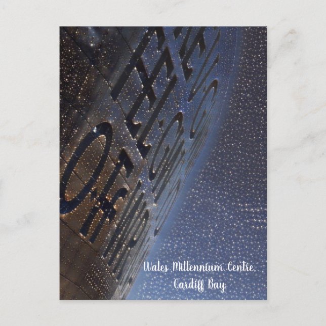 Cartão postal de efeito estrelado do Millennium Ce (Frente)