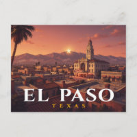 Cartão Postal de El Paso | Souvenir do Plaza Theat