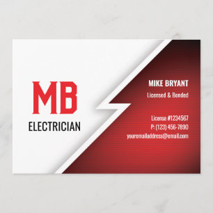 Cartão postal de Eletricista/Empresa Elétrica