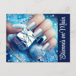 Cartão-postal de empresa de férias / Convite