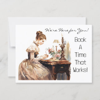 Cartão postal de empresa do Marketing