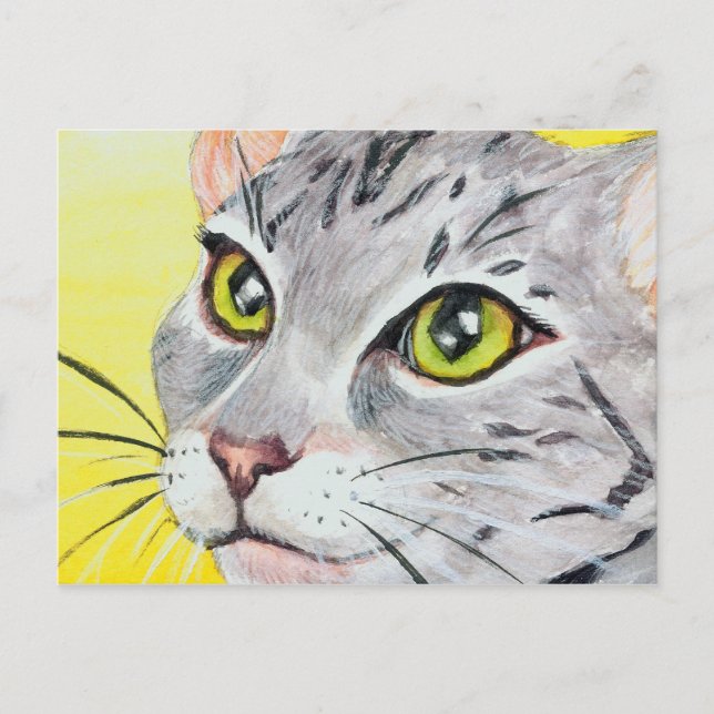 Cartão postal de encerramento do gatinho (Frente)