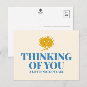Cartão postal de encorajamento para amizade Pensan