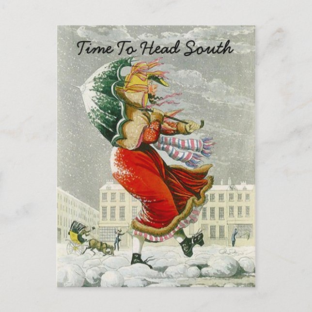 CARTÃO POSTAL DE ENDEREÇO DO INVERNO DE SNOWBIRD (Frente)