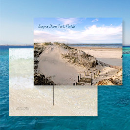 Cartão postal de entrada Ponce Park, Florida Beach