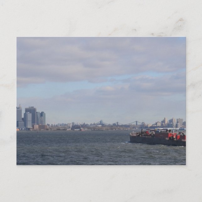 Cartão postal de envio de Nova York (Frente)