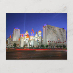 Cartão postal de estância Excalibur Vegas