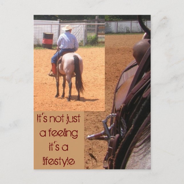 Cartão postal de estilo de vida ocidental (Frente)