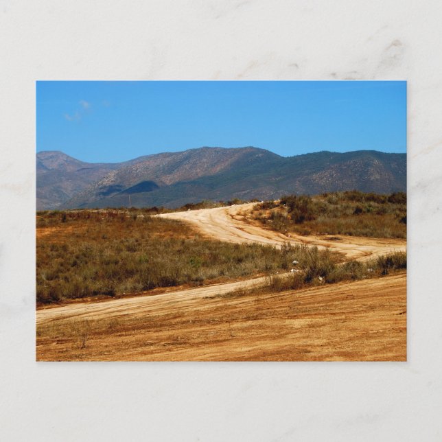 Cartão postal de estrada para o lugar nenhum (Frente)