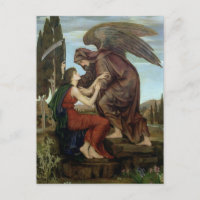 Cartão postal de Evelyn de Morgan - O Anjo da Mort