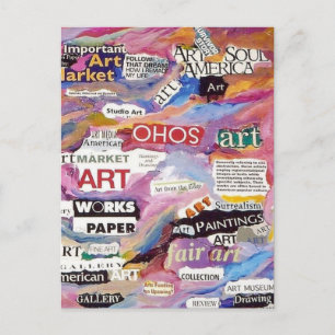 Cartão postal de Evento de Arte