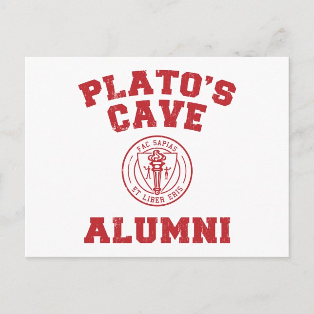 Cartão Postal de Ex-Alunos da Caverna de Platão (Frente)