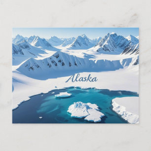 cartão postal de exibição alaska