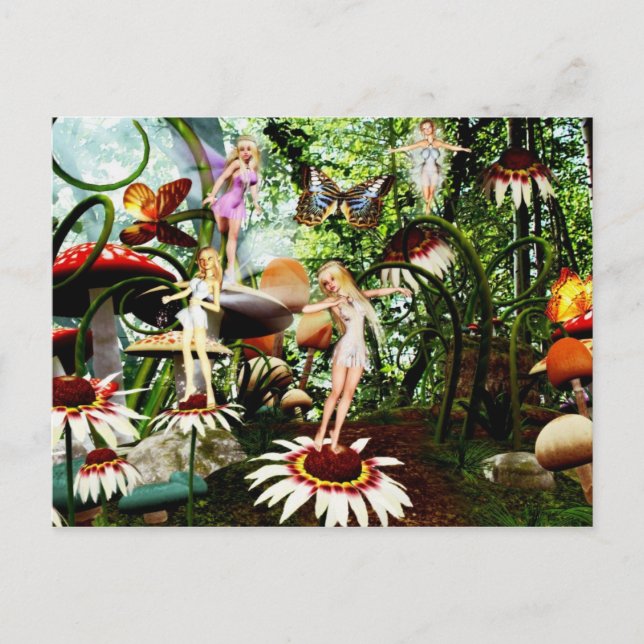 cartão postal de fada 2 (Frente)