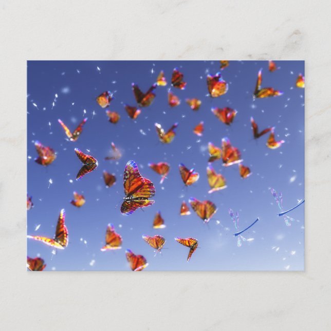 Cartão Postal de Fantasia de Verão (Frente)