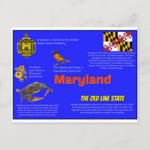 Cartão postal de Fatos de Maryland