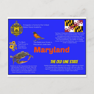 Cartão postal de Fatos de Maryland