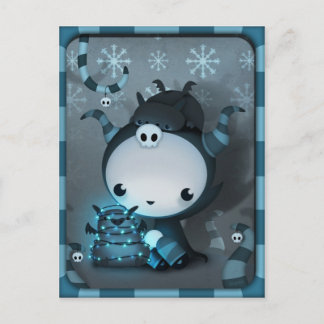 Cartão postal de Feliz Hollidays Maléfica