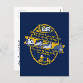 Cartão postal de Feriado de Manhãs de Domingo Maxb