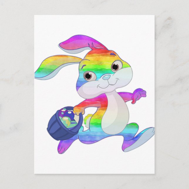 Cartão postal de feriado de páscoa (Frente)