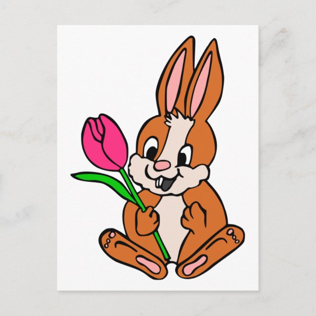 Cartão postal de feriado de páscoa (Frente)