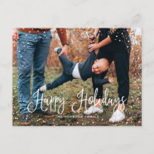 Cartão Postal de Férias com Foto do Modern Snow Sc