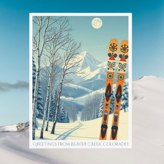 Cartão postal de férias de esqui do Beaver Creek C