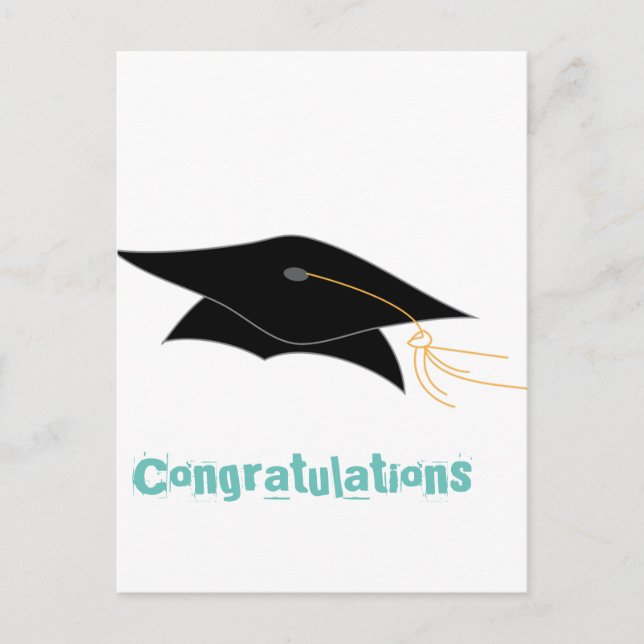 Cartão postal de férias de graduação (Frente)
