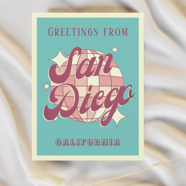 Cartão postal de férias de San Diego California (Criador carregado)