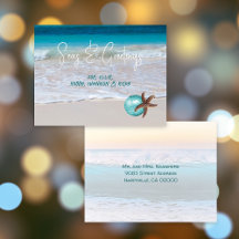 Cartão postal de Férias Starfish Beach Seas e Saud