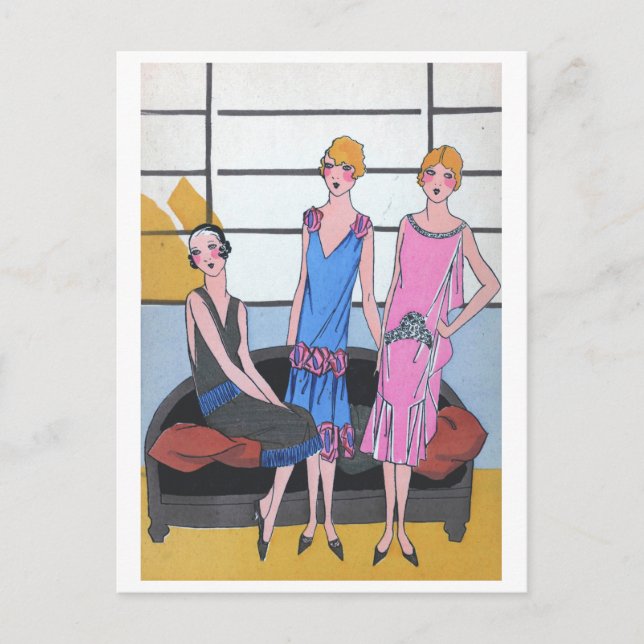 Cartão postal de Férias Vintage (Frente)