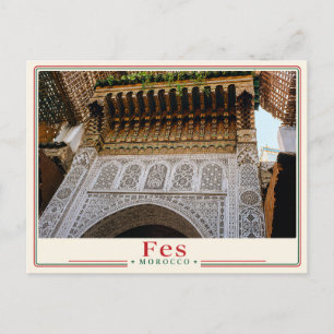 Cartão postal de Fes - Marrocos