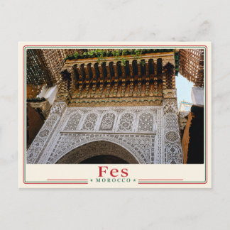 Cartão postal de Fes - Marrocos