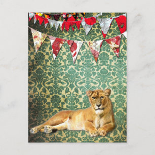 Cartão postal de festa do Leão