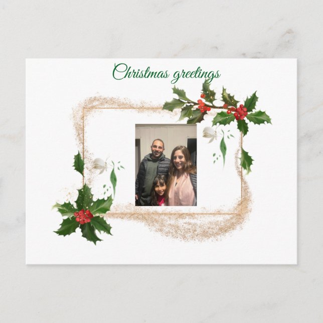 Cartão Postal de Festividades (Frente)