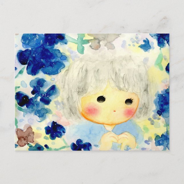 CARTÃO POSTAL DE FESTIVIDADES あのね (Frente)