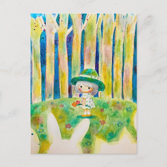 CARTÃO POSTAL DE FESTIVIDADES さよならいつか (Frente)