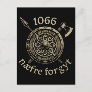 Cartão Postal De Festividades 1066 Patrimônio Viking Nunca Esqueça