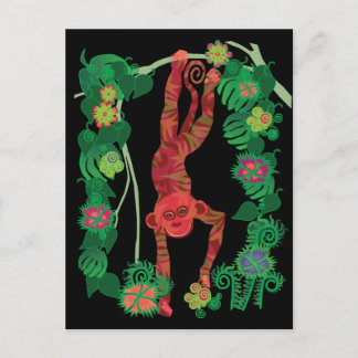 Cartão Postal De Festividades 2016 year of the Monkey postcards