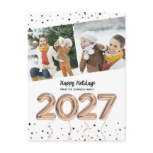 2018 balão | cartões-postais | Ano Novo