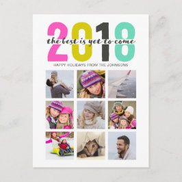 Cartão Postal De Festividades 2018 | colorful | postcards