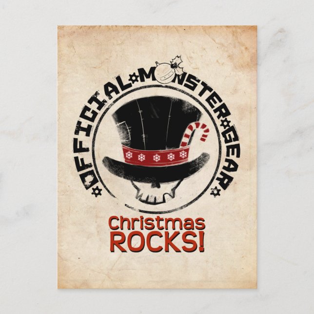 Cartão Postal De Festividades 4 Little Monsters - Andy Holiday (Frente)