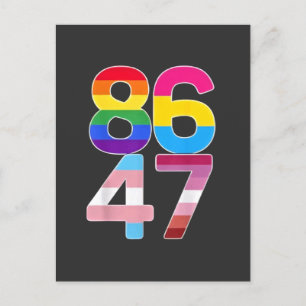 Cartão Postal De Festividades 86 47 Orgulho LGBTQ do Orgulho LGBTQ Engraçado Ant