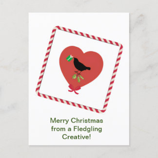 Cartão Postal De Festividades A Christmas Card to promote positive Mental Health
