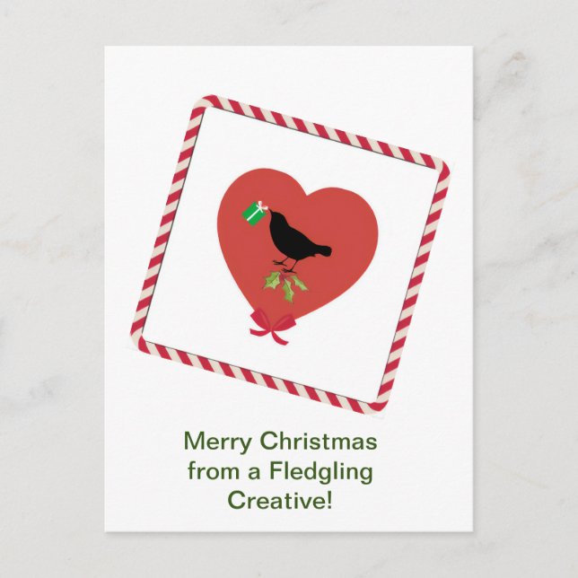 Cartão Postal De Festividades A Christmas Card to promote positive Mental Health (Frente)