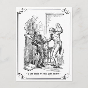 Cartão Postal De Festividades A Christmas Carol: Raise Your Salary