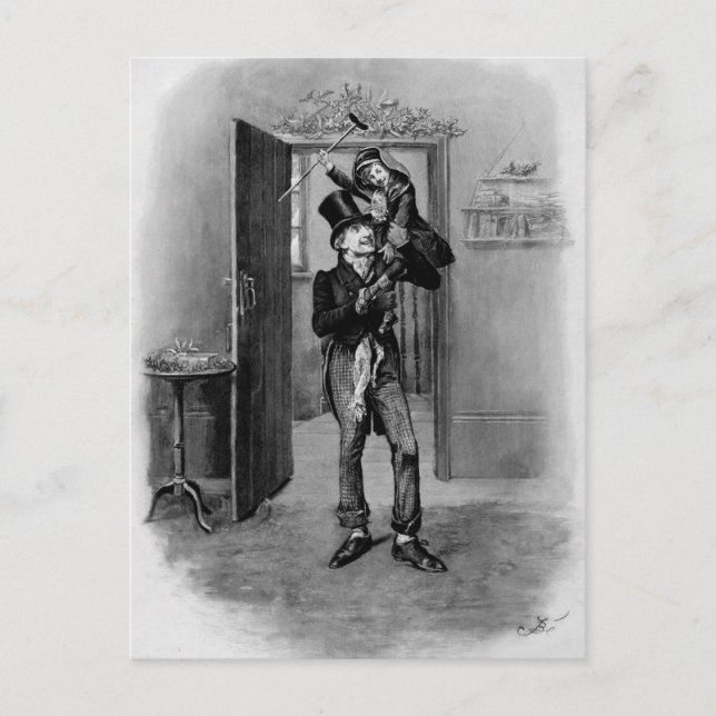 Cartão Postal De Festividades A Christmas Carol: Tiny Tim (Frente)