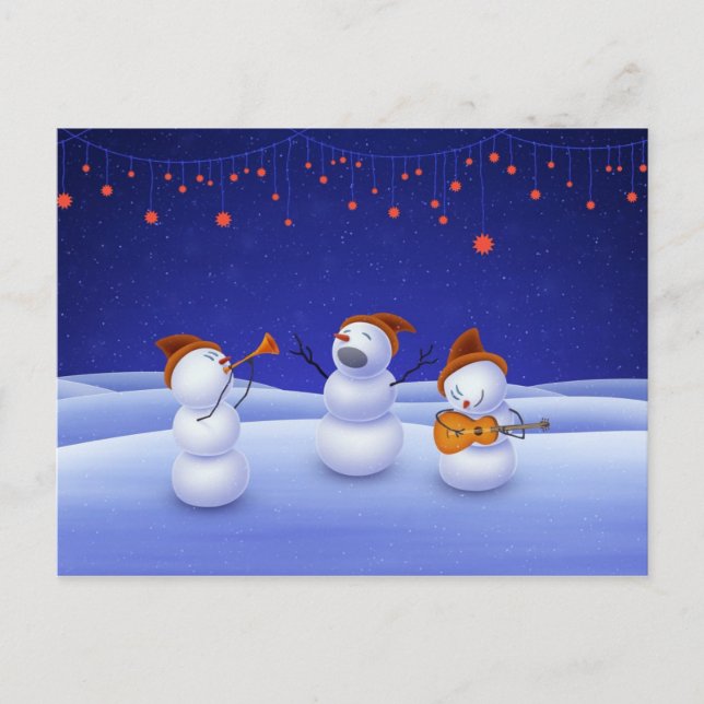 Cartão Postal De Festividades A Christmas Song (Frente)