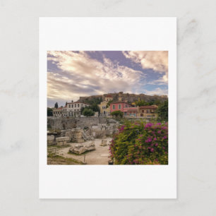 Cartão Postal De Festividades A Colorida Atenas